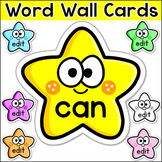 Sight Words Wall Cards - Star Theme