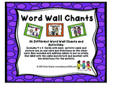 Word Wall Chants and Activities