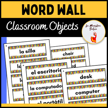 Word Wall in English (with Pictures) - Spanish Profe