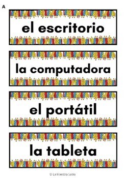 Word Wall in English (with Pictures) - Spanish Profe