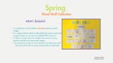 Word Wall Collection: Spring (Not editable)