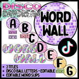 Word Wall - Disco Daydream, Colorful Classroom Decor