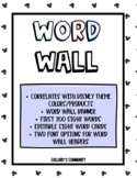 Word Wall - Disney Theme