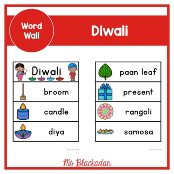 Word Wall - Diwali by Ms Blackadar | TPT
