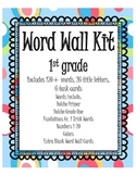 Word Wall Kit - First Grade