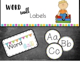 Word Wall Labels