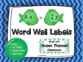Word Wall Labels - Fish