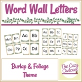 Word Wall Letter Display