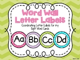 Word Wall Letter Labels
