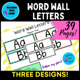 Word Wall Letters
