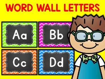 Preview of Word Wall Letters