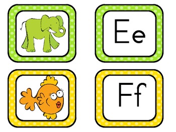 Alphabet Decals ABC Polka Dot Alphabet Stickers Colorful Alphabets