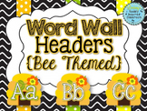 Word Wall Letters {Bee Themed}