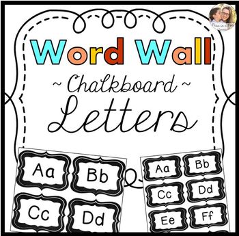 Alphabet Labels  Perfect for Book Bins or Word Wall - The Collaborative  Class