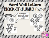 Word Wall Labels (Black and White Theme)