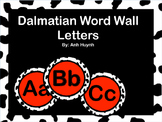 Word Wall Letters - Dalmatian Print
