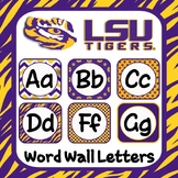 Word Wall Letters - LSU Themed