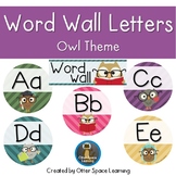 Word Wall Letters - Owl Theme