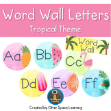 Word Wall Letters - Tropical Theme