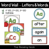 Word Wall Letters and Words - Fry Sight Words