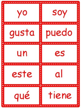 Preview of Word Wall: Maravillas 1st grade Spanish high frequency words, Smart Start-Unit 3