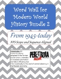 Word Wall Modern World History 2 Bundle