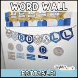 Word Wall | Ocean Classroom Theme