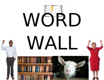 Preview of Word Wall Poster