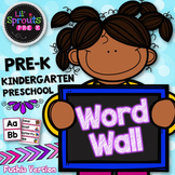 Word Wall - PreK, Kindergarten, Preschool, Pre-K