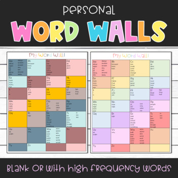 Preview of Word Wall Printable Pack!