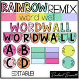 Word Wall // Rainbow Remix Bundle 90's retro classroom decor