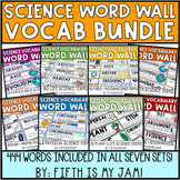 Word Wall Science Bundle | Vocabulary Cards