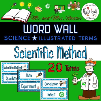 Preview of Word Wall - Scientific Method {Science, Biology, Chemistry}