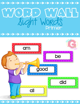 Preview of Word Wall - Sight Words Primer