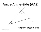 Word Wall - Triangle Congruence (ELL & English Only)
