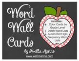 Word Wall Word Cards