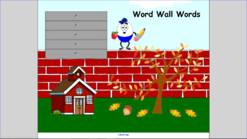 Preview of Word Wall Word Pages_SMART Notebook
