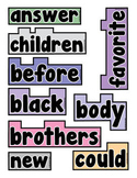 Word Wall Words (2nd Grade Sight Words)