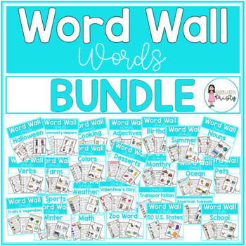 Preview of Word Wall Words Bundle