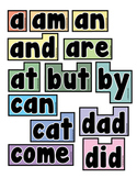 Word Wall Words (Kindergarten Sight Words)