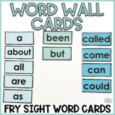 Word Wall Words | Sight Word Cards for your Word Wall
