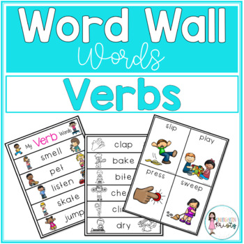 Preview of Word Wall Words Verbs