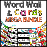Word Wall and Writing Center Cards MEGA BUNDLE: Seasonal, 