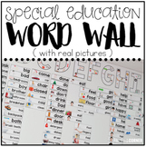 Special Education Word Wall (with REAL pictures!) | Functi