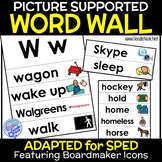 Word Wall with Pictures for LIFE Skills or Special Education