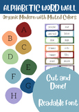 Word Wall with Sight Words- Colorful Organic Modern