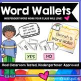 Word Wallets . Spelling or Sight Word Work for ANY Words .