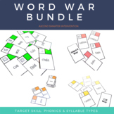 Word War Bundle - 6 Syllable Types
