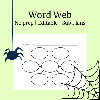 Preview of Word Web - High School | Middle School | English | Writing | Ideas (FREE)
