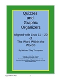 Word Within the Word Graphic Organizers and Quizzes, Lists 11-20